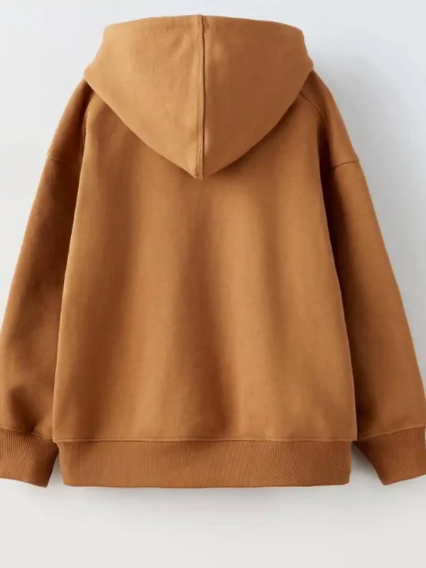 ست هودی اسلش خردلی بچگانه ZARA - Image 4