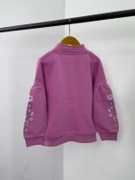 دورس نیم زیپ بچگانه آستین گلدوزی primark - Image 2