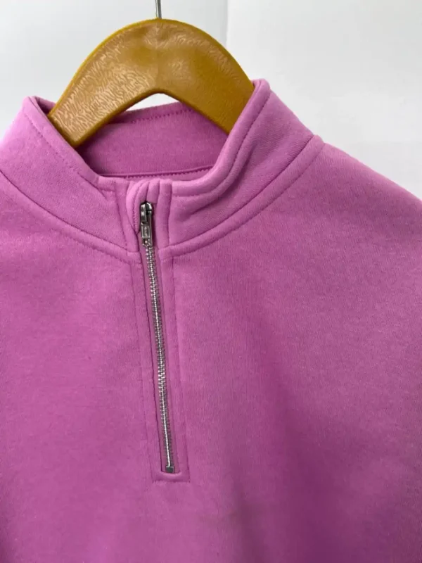 دورس نیم زیپ بچگانه آستین گلدوزی primark - Image 3