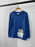 ست بچگانه آبی شلوار طرح دار ALDI - Image 2