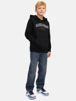 هودی بچگانه جلو نوشته مشکی JACK&JONES - Image 3