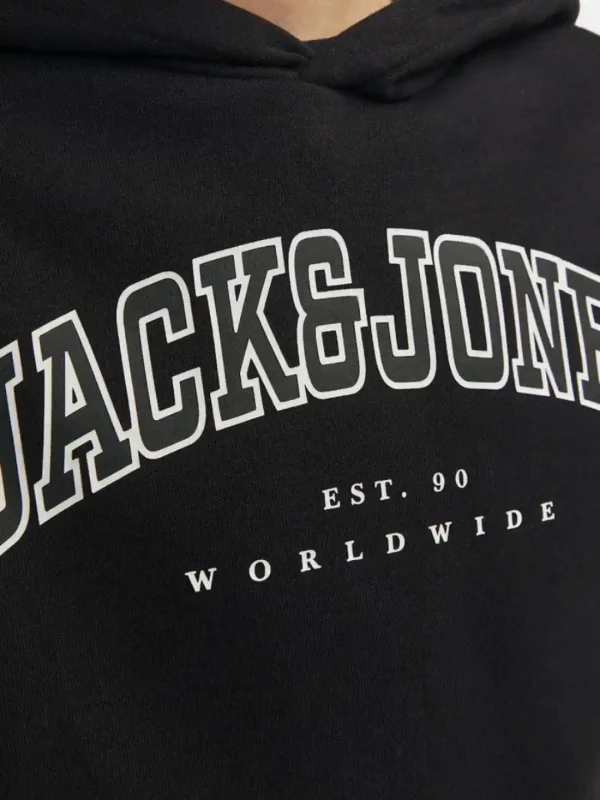 هودی بچگانه جلو نوشته مشکی JACK&JONES - Image 6