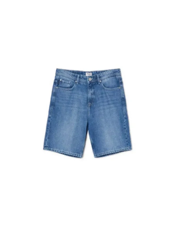 شلوار جین آبی کراپی cropp - Image 4