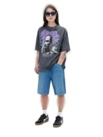 شلوار جین آبی کراپی cropp - Image 2