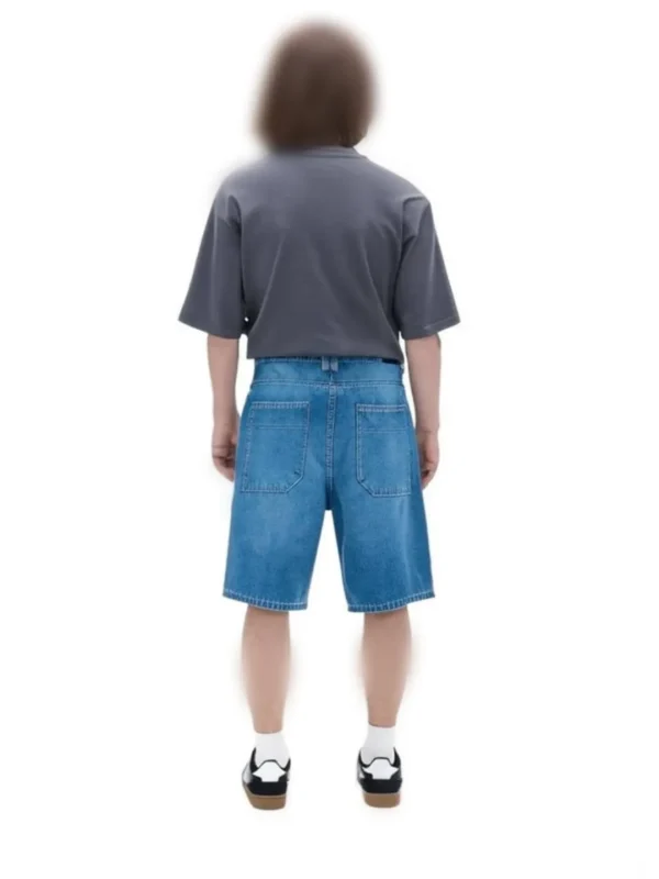 شلوار جین آبی کراپی cropp - Image 3
