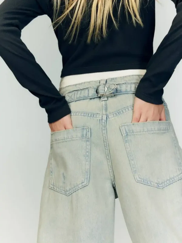شلوار جین بگ بچگانه خوشرنگ H&M - Image 3