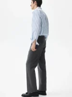 شلوار پارچه ای طوسی h&m - Image 4