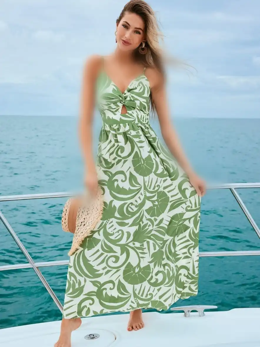 Picsart_25-10-26_00-09-10-308 پیراهن ماکسی با طرح استوایی و یقه V - Image 1