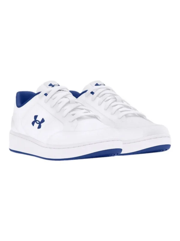 کتونی آندرامور سفید کژوال نوار آبی مدل Under Armour  Para Niño - Image 3