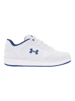 کتونی آندرامور سفید کژوال نوار آبی مدل Under Armour Para Niño