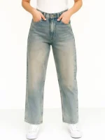 شلوار بالون واید وسترنی denim collection