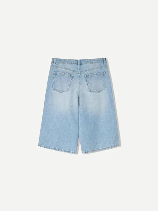 شلوار جین آبی یواش کراپی cropp - Image 6