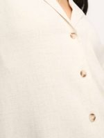 شومیز لینن کراپی یقه دار stradivarius - Image 3