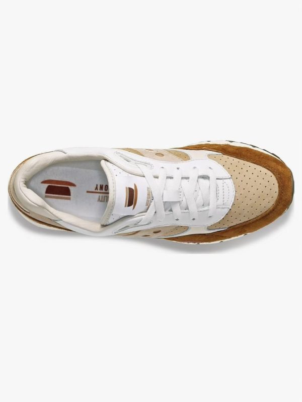 کتونی مدل Saucony Shadow 6000 White Sneakers - Image 2