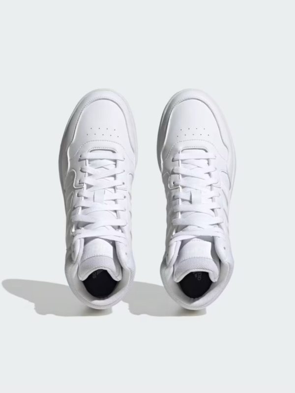 کتونی سفید ساق دار ادیداس مدل HOOPS 3.0 MID LIFESTYLE - Image 2