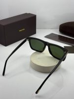 عینک تام فورد مشکی براق عدسی سبز ft0906 - Image 3