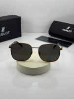 عینک هابلوت فریم طلایی عدسی مشکی hublot h013 - Image 3