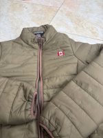 کاپشن زیتونی زیپ قهوه ای پر اردک - Image 2