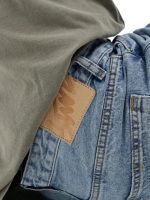 شلوار جین نیم بگ آبی کم رنگ pull&bear - Image 3