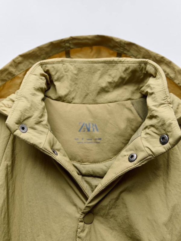 کاپشن بژ بچگانه ZARA - Image 3
