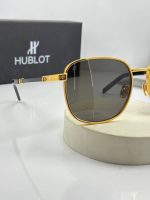 عینک هابلوت فریم طلایی عدسی مشکی hublot h013 - Image 2