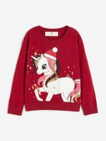 ریز بافت بچگانه قرمز اسب تک شاخ H&M
