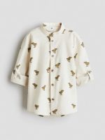 پیراهن یقه دیپلمات طرح دایناسور H&M