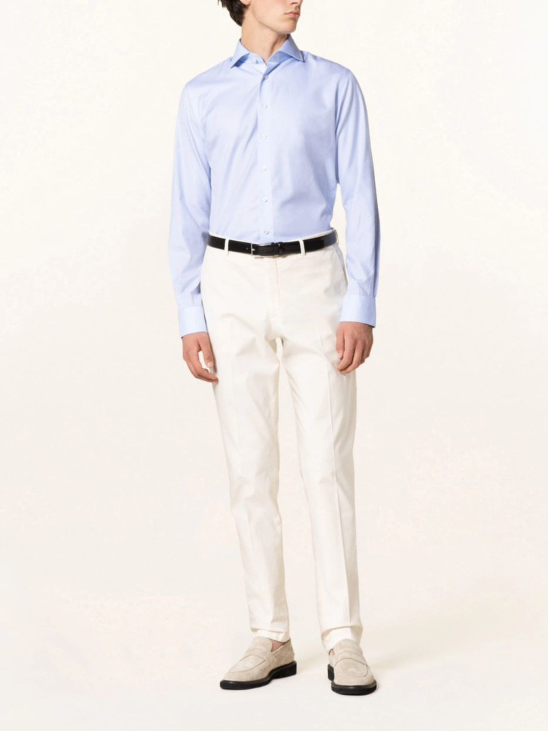 652DE91C-073E-4C52-9759-5FEBF93B9A57_converted پیراهن آبی آسمانی Slim fit - Image 1