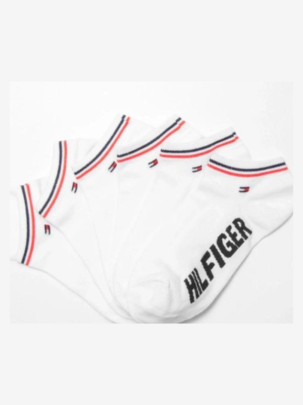 جوراب سفید نوشته HIL FIGER - Image 2