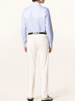 پیراهن آبی آسمانی Slim fit - Image 2