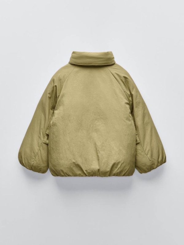 کاپشن بژ بچگانه ZARA - Image 2