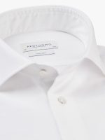 پیراهن سفید ساده  Slim fit - Image 2