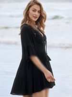 رومایویی مشکی قسمت بالا توری - Image 4