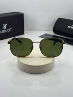 عینک هابلوت فریم طلایی عدسی سبز hublot h013 - Image 3