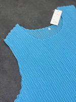 تاپ حریر پلیسه ابی - Image 2
