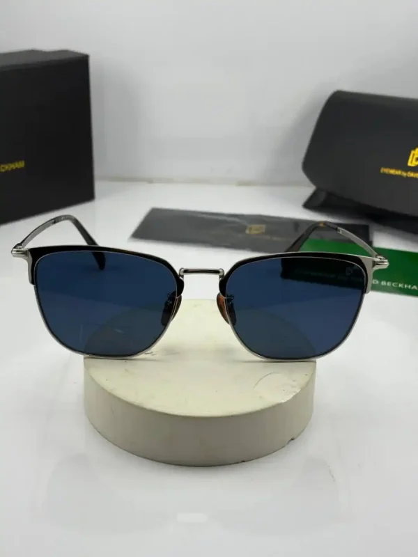عینک دیوید بکهام db7094/s فریم نقره ای عدسی آبی - Image 2