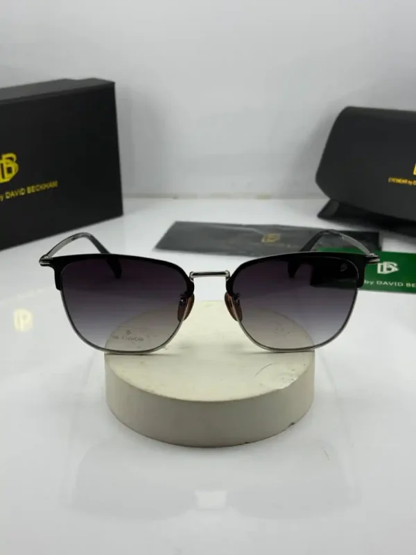 عینک دیوید بکهام db7094/s مشکی نقره ای هایلایت - Image 2