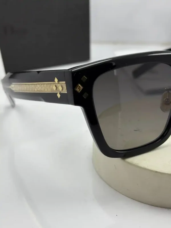 عینک dior diamond s3f تمام مشکی - Image 3