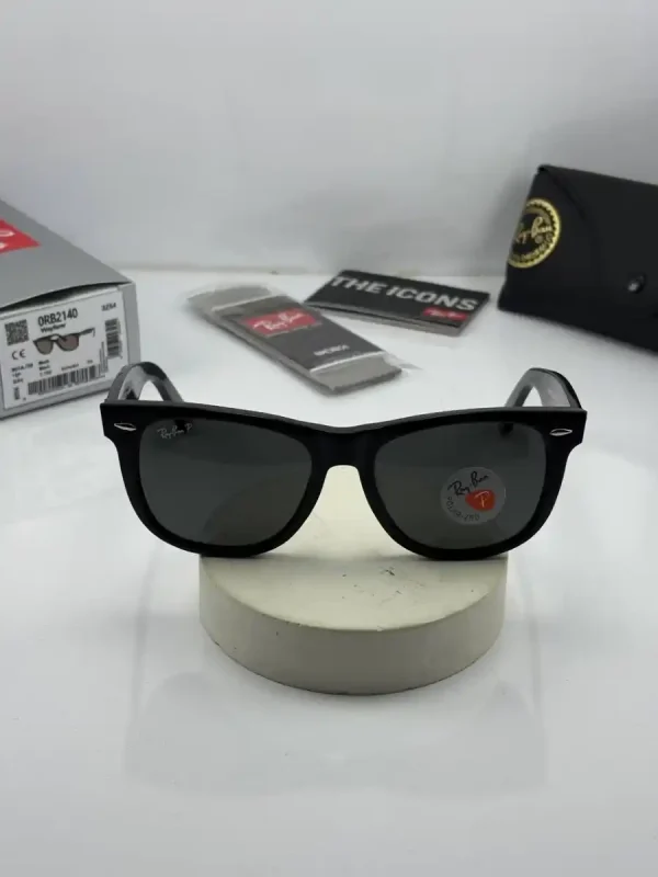 عینک rb-2140 p 54 تمام مشکی براق - Image 2