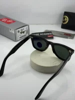 عینک rb-2140 p 50 مشکی براق شیشه سبز - Image 4