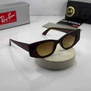 عینک rb-4427 قهوه ای شفاف براق