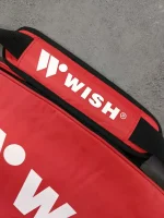 بگ راکت تنیسی حرفه ای wish قرمز با نوشته ی سفید - Image 2