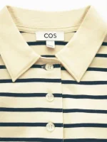 بلوز یقه دار راه راه cos - Image 5