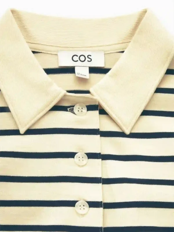 بلوز یقه دار راه راه cos - Image 5