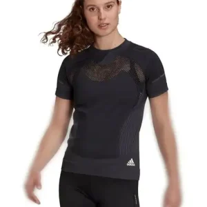 تیشرت ورزشی زنانه ادیداس مدل Adidas Black Primeknit Tee
