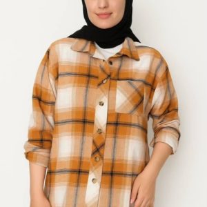 شومیز پشمی تمام دکمه