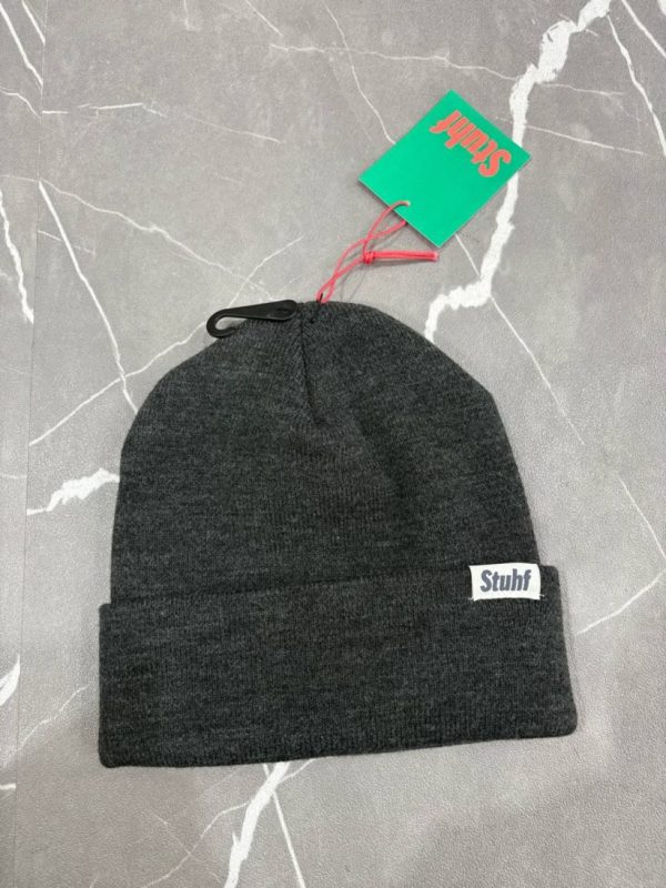 کلاه بافت  خاکستری - Image 2