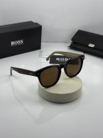 عینک مشکی قهوه ای boss 1380/s