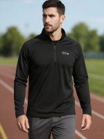 نیم زیپ ورزشی مردانه مشکی EDDIE BAUER