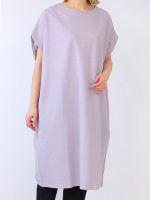 تونیک زنانه کره ای مدل هانوال رنگ یاسی - Image 2